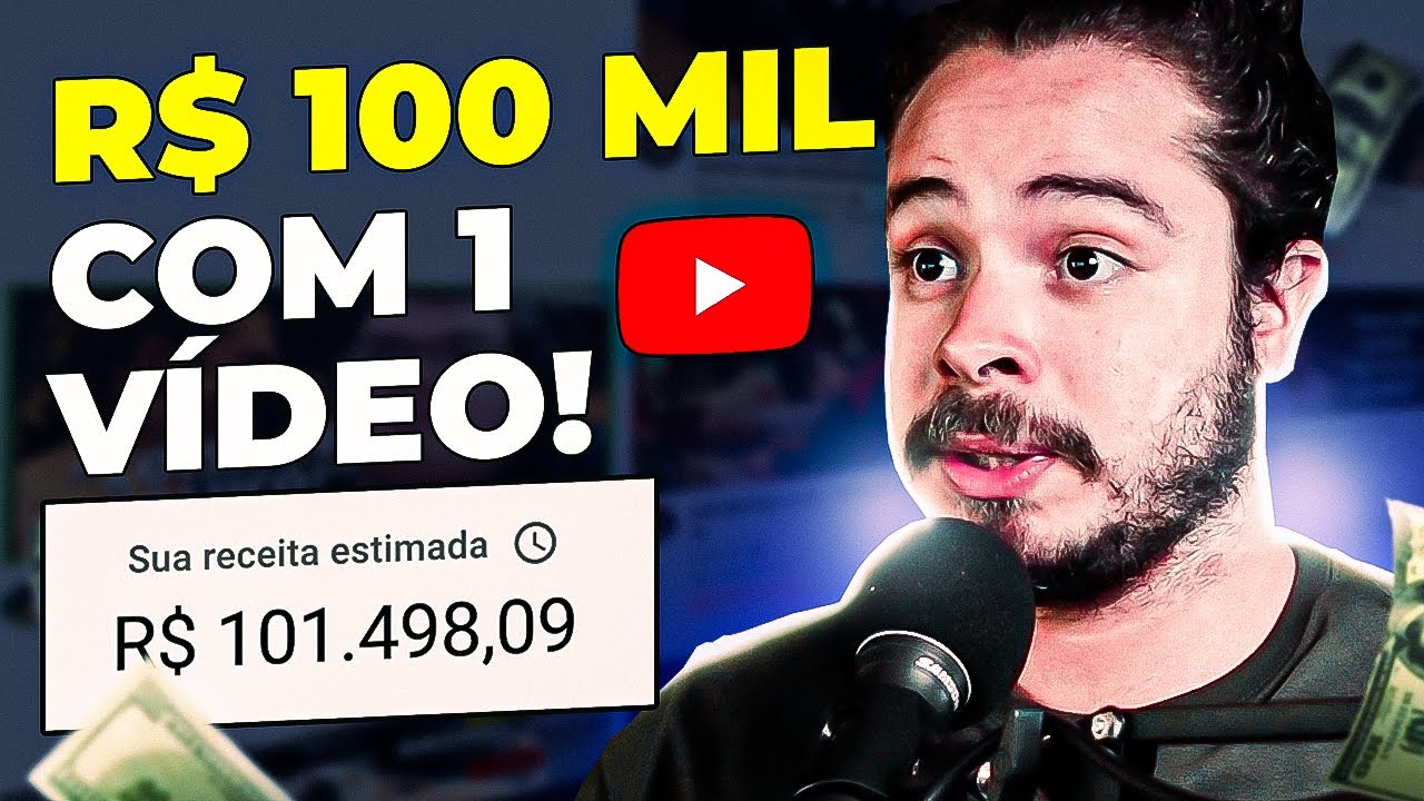Como ganhei R$ 100 mil com UM ÚNICO vídeo no YouTube (Mostrei tudo!)