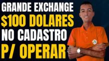 GANHE $100 DÓLARES NO CADASTRO PARA OPERAR NESTA GRANDE EXCHANGE DE CRIPTOMOEDAS